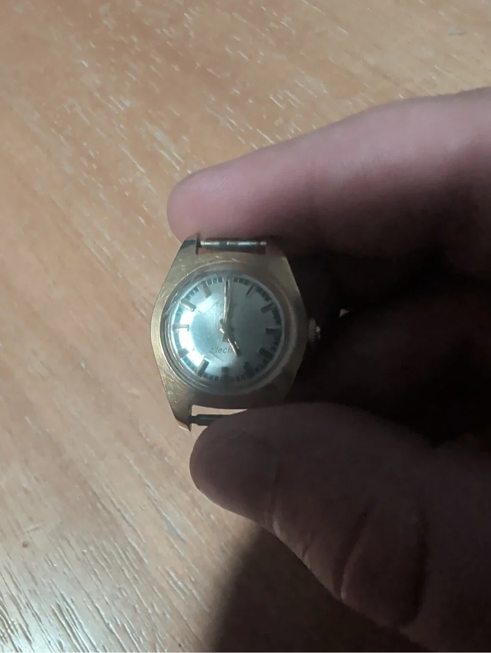 Timex Electric Ladies Gold Tone Vintage 1970s Watch